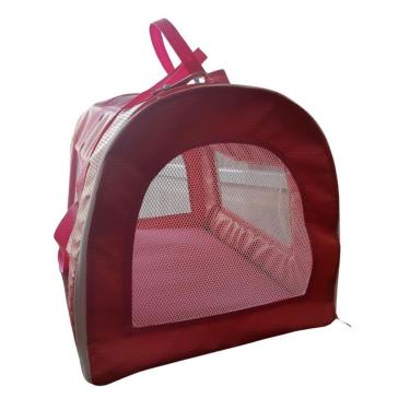 Imagem de Bolsa Transporte Para Cães E Gatos G. Em Courino Rosa