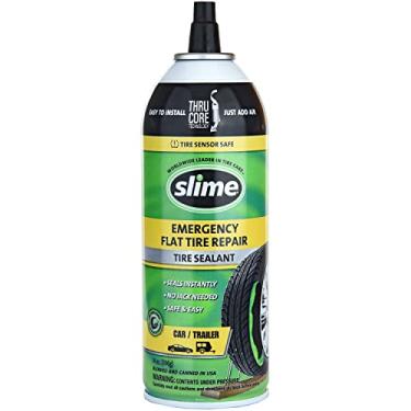 Imagem de Slime 60186 Selante de reparo de perfuração de pneu plano, reparo de emergência para veículos rodoviários, adequado para carros/trailers, não tóxico, ecológico, 400 ml