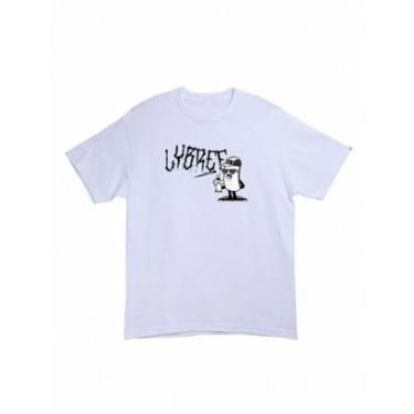 Imagem de Camiseta Branca Lybree Brand - Street Skate-Masculino