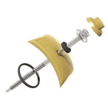 Imagem de Kit de Fixação e Vedação (com parafuso) Lux Telhas Marfim 20 Unidades