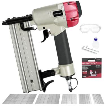 Imagem de KEENTECH Pregador Brad Pneumático, 18 GA, Pregador de 3/20 a 5 cm com 3000 peças de pregos e estojo de transporte, para carpintaria, projeto DIY, marcenaria (KT-F50GF)