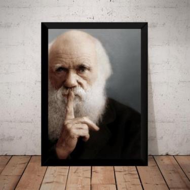 Imagem de Quadro Decorativo Arte Charles Darwin - Fanarte