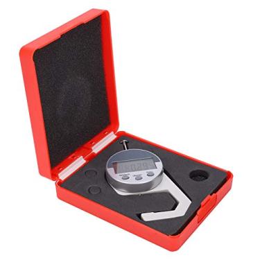 Imagem de Eletrônico Digital Espessura Medidor 0.01mm Display LCD para Medição De Filme De Papel De Couro Pano Com Caixa De Armazenamento