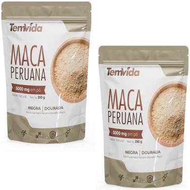 Imagem de Maca Peruana em Pó 500g Tem Vida 100% Natural - 5000mg por Dose - Sabor Natural - Tem Vida