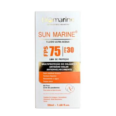 Imagem de Sun Marine Fluido Acqua Protetor Solar Fps75 Biomarine 50ml