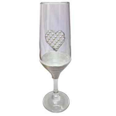 Imagem de Taça Casamento Noivos Amor- Vidro