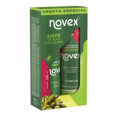 Imagem de Embelleze kit novex shampoo+condicionador 300ml azeite oliva e alecrim