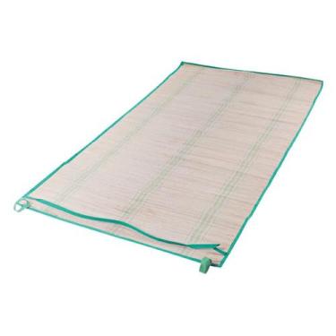 Imagem de Esteira de Praia 90cm Palha Natural Alça Cores Sortidas Bel - Belfix