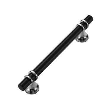 Imagem de Armário Móveis Hardware Gaveta Puxador do Armário Liga de Zinco Ouro Sólido Preto Armário Puxador de Cozinha T Bar House Pull, BS128