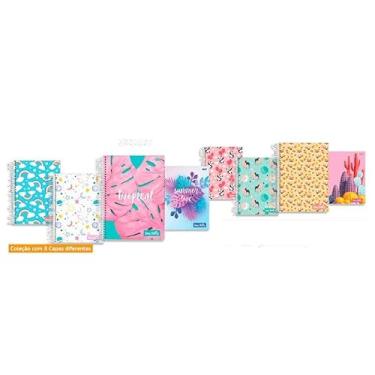 Imagem de Kit de Cadernos, Jandaia, Universitário, 15 Matérias, Capa Dura, Stella, 240 Folhas, Pacote com 2