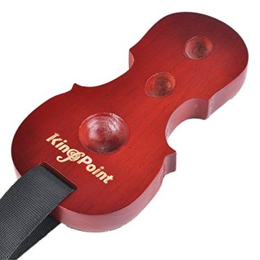 Imagem de KingPoint Protetor de âncora antiderrapante de madeira maciça para violoncelo com suporte de 3 furos