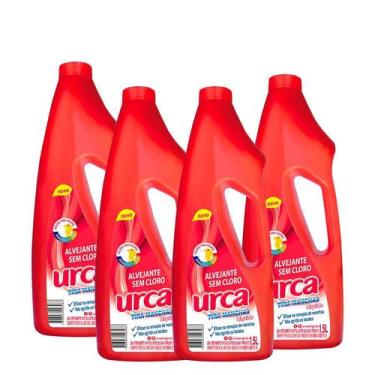 Imagem de Kit 4 Tira Manchas Urca Maxx 1,5l