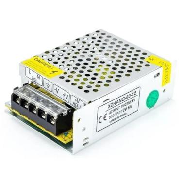Imagem de Fonte Colmeia Chaveada 12v 5a Camera Fita Led Som Bivolt 60w - Dex