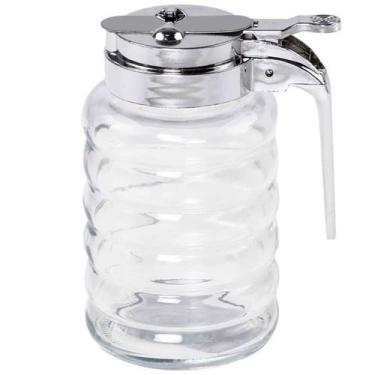 Imagem de Meleira de Vidro 150ml com Dosador Pote para Mel Lyor Tampa de Plástic