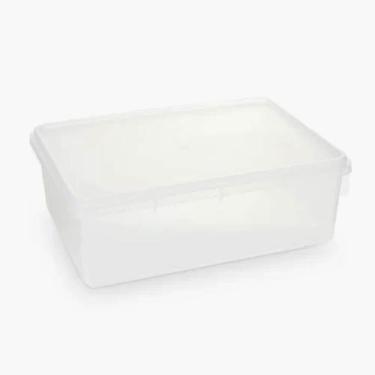 Imagem de Caixa Organizadora Plástica Retangular 3,5L com Tampa Plasvale Brinque