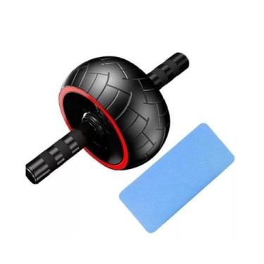 Imagem de Roda De Exercicio Abdominal 20 Cm + Apoio Joelho Shark Blue