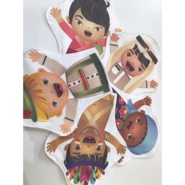 Imagem de Fantoches Etnias Kit com 5 Personagens Ciabrink