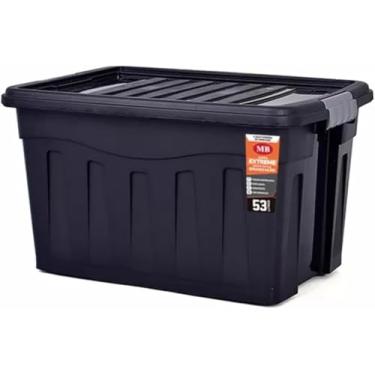 Imagem de CAIXA ORGANIZADORA 53 LITROS MB PRETA COM TRAVAS E RODINHAS