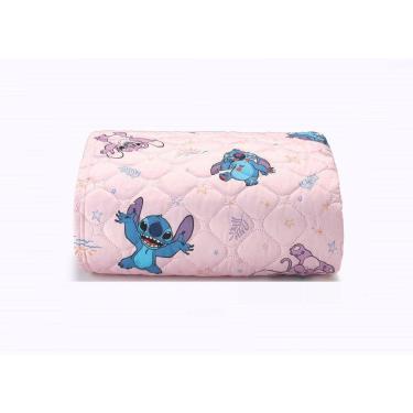 Imagem de Cobre Leito Infantil Stitch Love Solteiro 100% Poliéster - Stitch Love