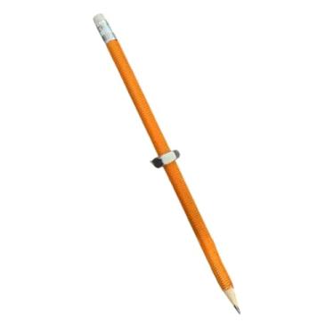 Imagem de simhoa Caneta Fidget Pencil com foco rosqueado, brinquedo sensorial leve e apagável, lápis de escrita rosqueado para escrita, desenho, escola, Argent