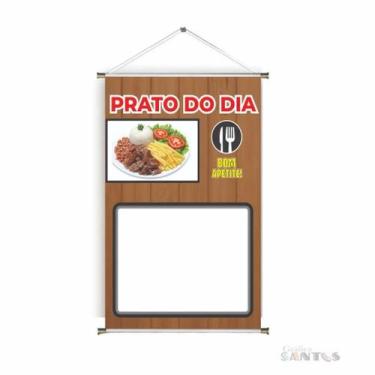 Imagem de Banner pronto Almoço/Cardápio do Dia BA 319 medida 45x70 cm arte pront
