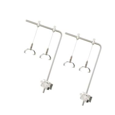 Imagem de WeiLaiKeQi Suporte para lâmpada de aquário Suporte para iluminação de aquário para iluminação de Luzes de suspensas, com 4 Clipes