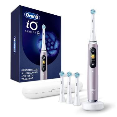 Imagem de Series 9 Escova de Dentes Elétrica com 4 Cabeças de Reposição, ORAL B iO M9.4A1.1A, Rosa