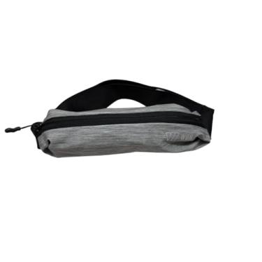 Imagem de Pochete Bag Slim Para Celular Doleira Chaves Carteira Cinto Para Corrida Academia (Cinza)