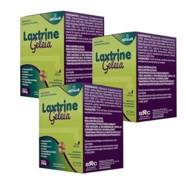 Imagem de Kit Com 3 Suplemento Alimentar Em Geleia Laxtrine Ameixa 250g – Fonte De Fibras