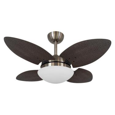 Imagem de Ventilador De Teto Volare Mini Petalo Palmae Tabaco 127V
