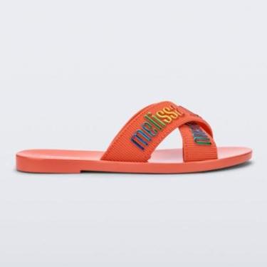 Imagem de Chinelo Mini Melissa M-Lover Slide Infantil Laranja-Feminino