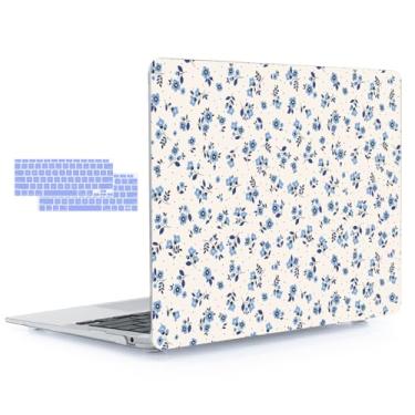 Imagem de YSCLBAHUK Capa compatível com MacBook Air de 13 polegadas 2021 2020-2018 M1 A2337 A2179 A1932 Retina, protetor de tela rígida e adesivo para trackpad e capa de teclado para Mac M1 de 13,3 polegadas