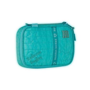 Imagem de Estojo Box Juvenil Escolar Rebecca Bonbon Meninas 100 Pens, Azul