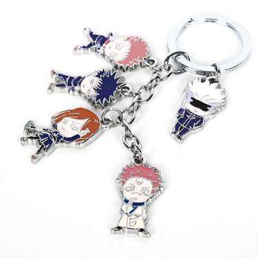 Imagem de Conjunto de chaveiros Jujutsu Kaisen Yuji Itadori e Gojo Satoru