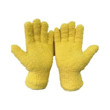 Imagem de Luvas De Limpeza Em Microfibra De Coral Fleece, Luvas Absorventes Para