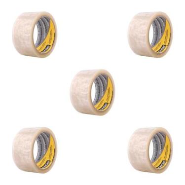 Imagem de Kit5 fita adesiva 48mm x 50 m - vonder