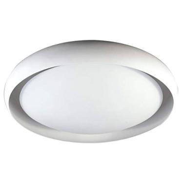 Imagem de Plafon Redondo Ref 6047 Branco Soquete E27 4 Lampada (56 X 56 X 9,5 cm) Bivolt Fabricado em aluminio/vidro Pantoja&Carmona