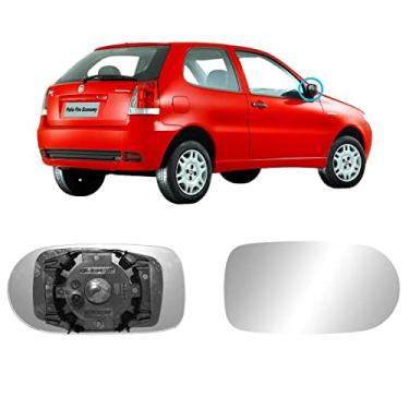 Imagem de Lente Retrovisor Direito Fiat Palio 2001 2002 2003 com Base