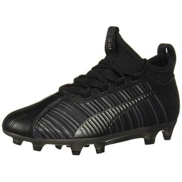 Imagem de Tênis masculino PUMA One 5.3 Fg/Ag Jr, Puma Black-puma Black-puma Aged Silver, 3 Little Kid
