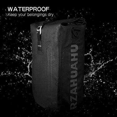 Imagem de Bolsa de transporte de bicicleta à prova d'água 20L bolsa de armazenamento lateral de bicicleta bolsa de transporte para laptop mala de bicicleta para banco traseiro bolsa de ombro para anda