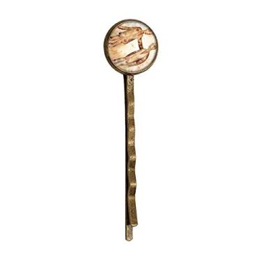 Imagem de Maio de Junho Gêmeos Constelação Zodíaco Retro Metal Hair Bobby Pin Headwear