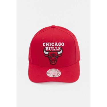 Imagem de Boné Mitchell & Ness Nba Team Easy Win Chicago Bulls Vermelho