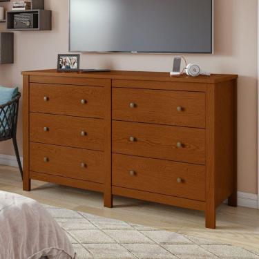 Imagem de Cômoda 6 Gavetas 162 X 92cm Maggiore New Frassino