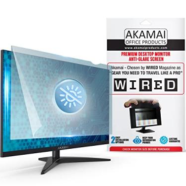 Imagem de Akamai Office Products Tela antirreflexo para monitor de 23,8 polegadas – antirreflexo, antiarranhões, bloqueia 96% de proteção contra luz azul UV – acabamento fosco brilhante (tela widescreen de 23,8 polegadas (16:9), antirreflexo)