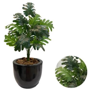 Imagem de Planta Artificial Bananinha Com Vaso Bojo De Polietileno - PlantaImpor