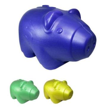 Imagem de Cofre Porco Big M: 10,5 Cm X 17,5 Cm X 10,5 Cm - Leplasti