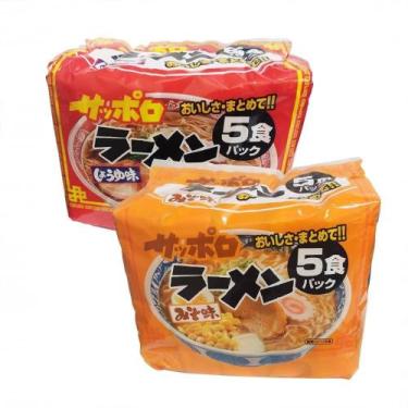 Imagem de Miojo Sapporo Lamen Sabor Misto ( Kit 5 Shoyu E 5 Missô)