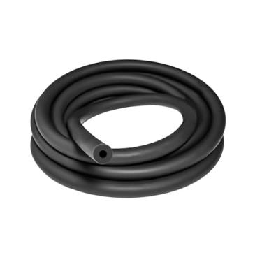 Imagem de Unicaravan Mangueira de vácuo de silicone 10FT ID 3/16" (5 mm), espessura da parede 4 mm, tubo preto fosco, uso automotivo marítimo e industrial