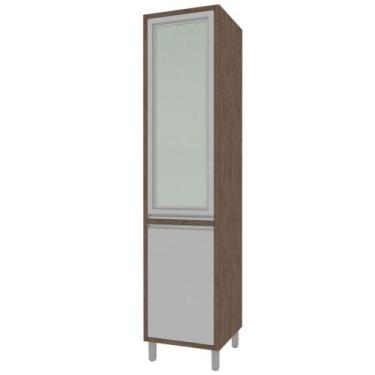 Imagem de Paneleiro Indekes Stella 50cm 2 Portas - Noce/Off