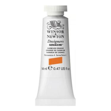 Imagem de Guache Winsor Newton Designers 14ml S4 089 Cadmium Orange - Winsor & N
